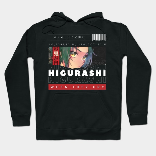 Higurashi When they cry Hoodie by Epictetus